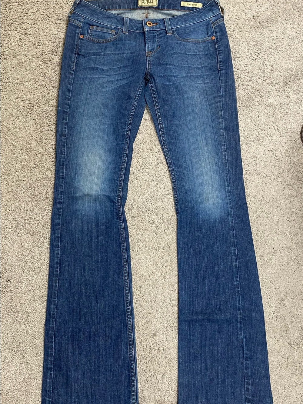 Vintage Y2K Guess Jean Foxy Boot Midrise Flair 28